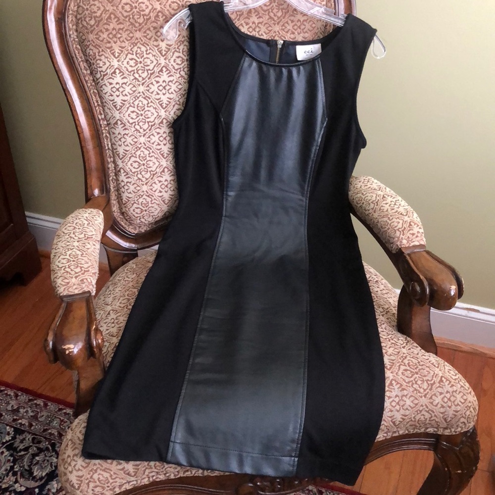 Eci New York Black Boutique Sheath Dress sz 6